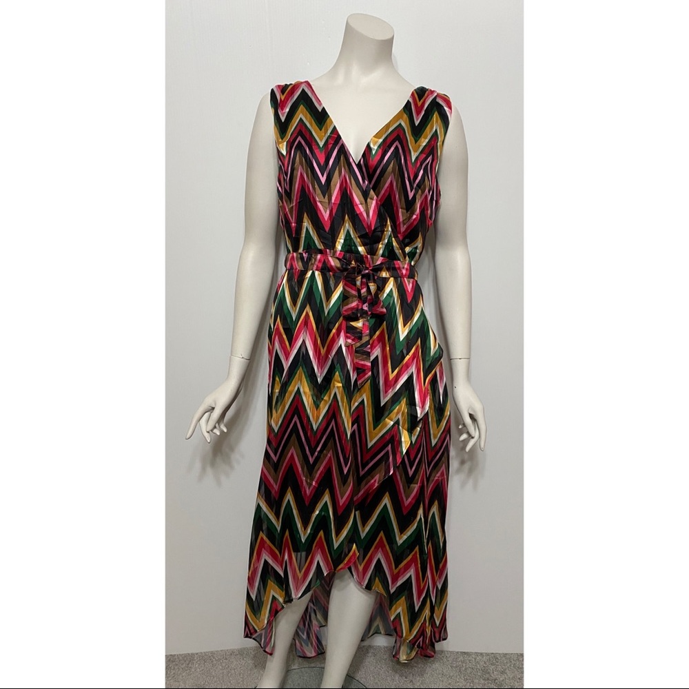 INC International Concepts Zig Zag Print Dress NEW